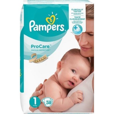 pampers procare pieluchy rozmiar 1 2-5kg 38 sztuk ceneo