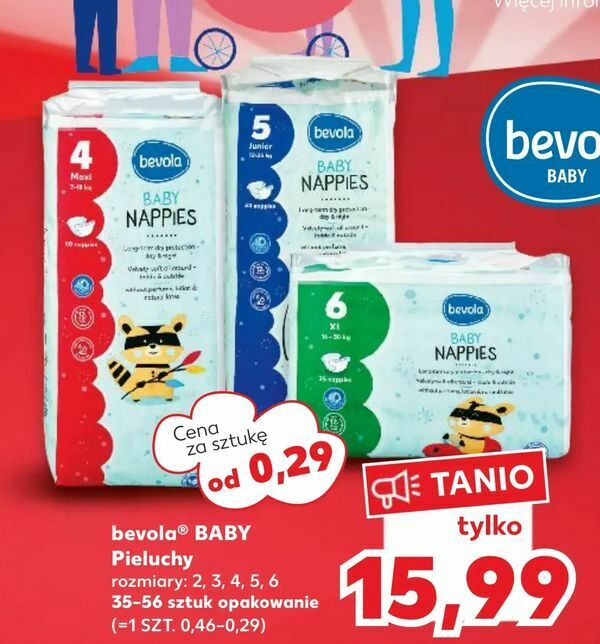 kaufland pieluchy bevola