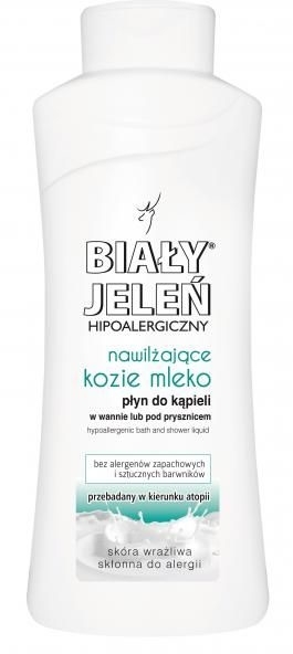 biały jeleń nawilżające kozie mleko hipoalergiczny szampon odżywka zestaw