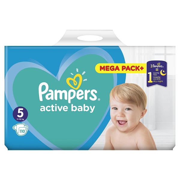 pampers acitve baby mega pack 5