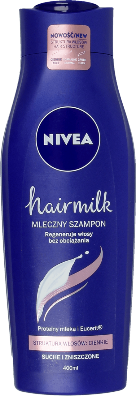 szampon nivea hairmilk struktura włosa cienkie