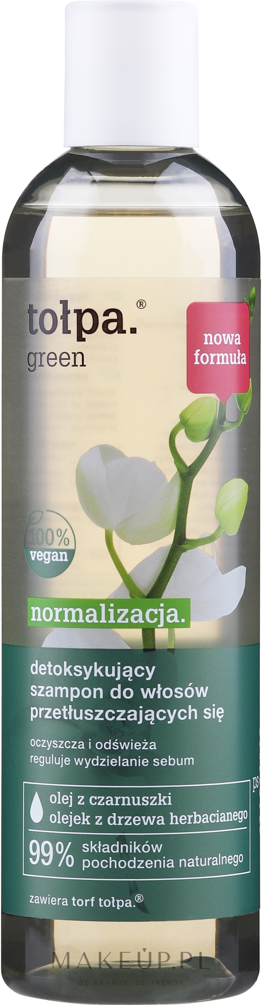 tołpa green normalizujący szampon do włosów tłustych 200 ml