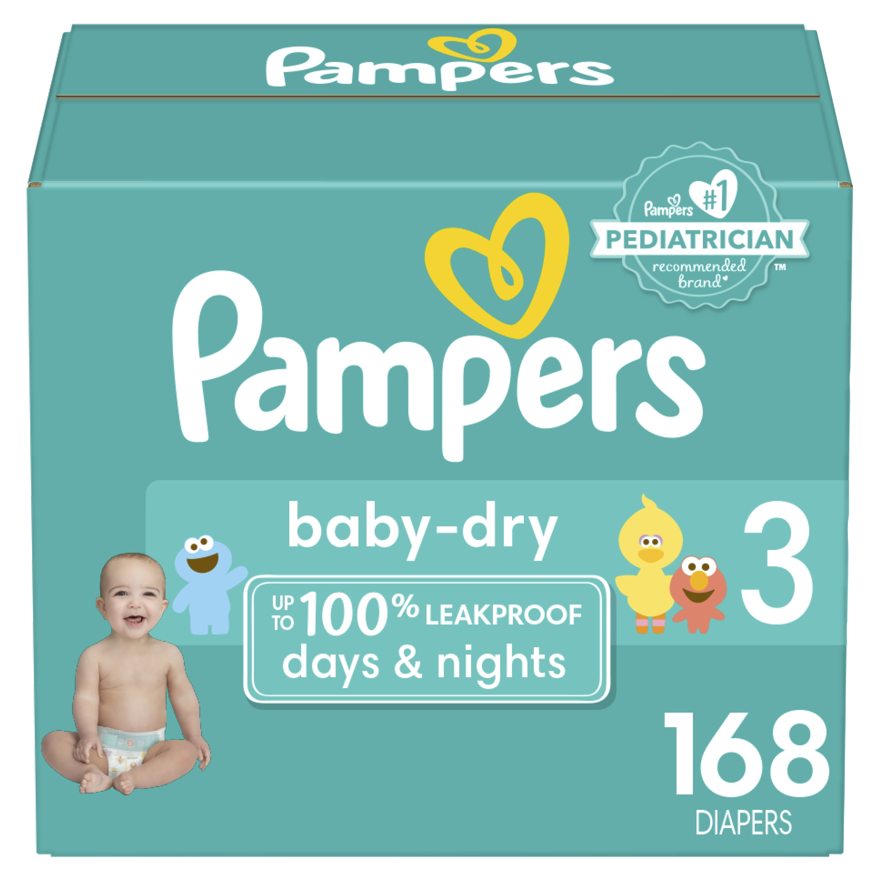 204 sztuk pampers 3