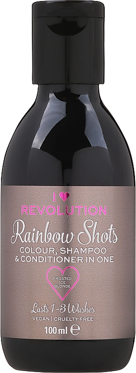 heart revolution rainbow shots koloryzujący szampon z odżywką