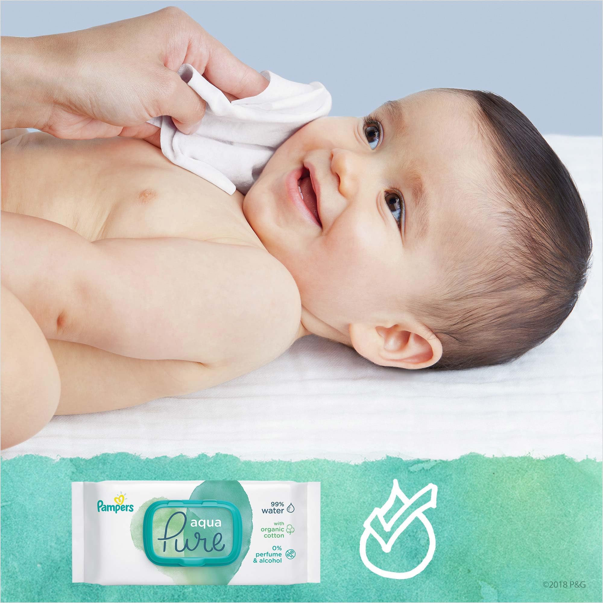 pampers aqua pure wipes 12 pack