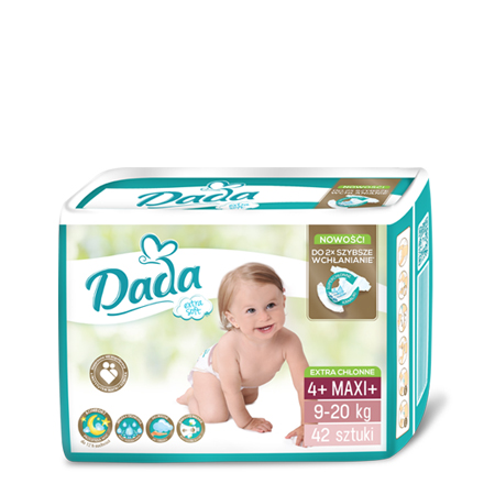 dada pieluchy 4 plus ekstra soft