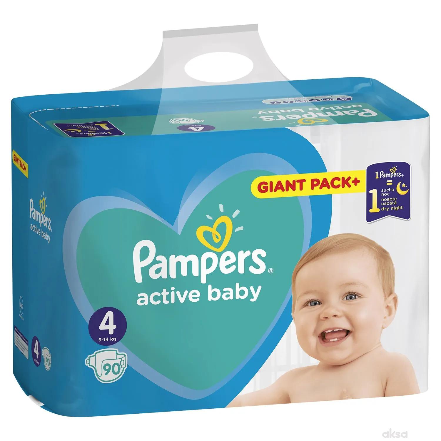 pampers active baby 4 koszt