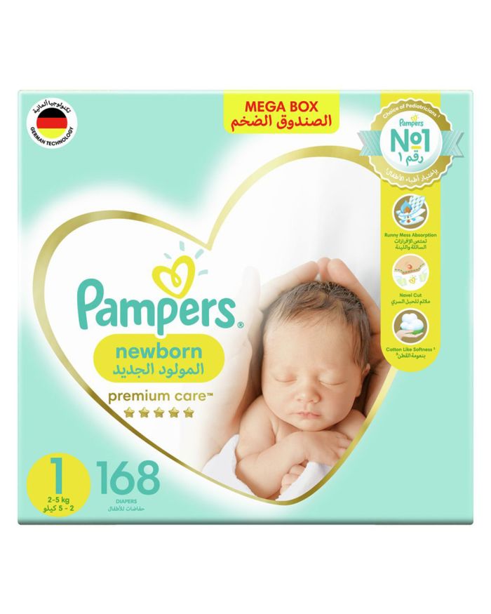 pampers premium care 1 168