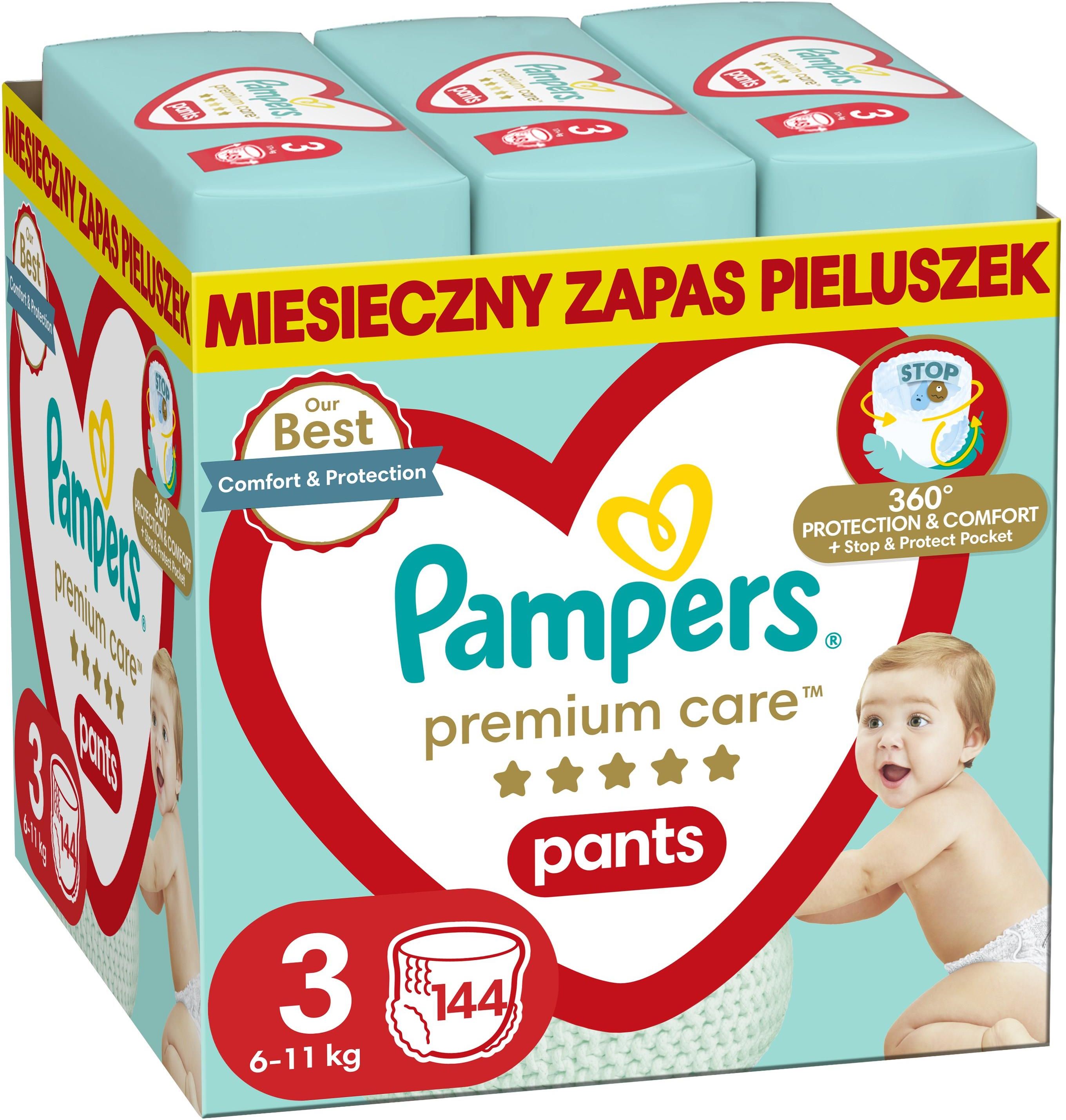 selgros pampers premium care 3 124 sztuki