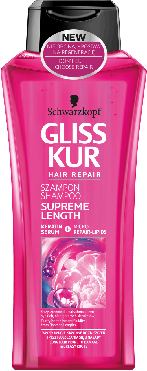 gliss kur supreme lenght szampon skład