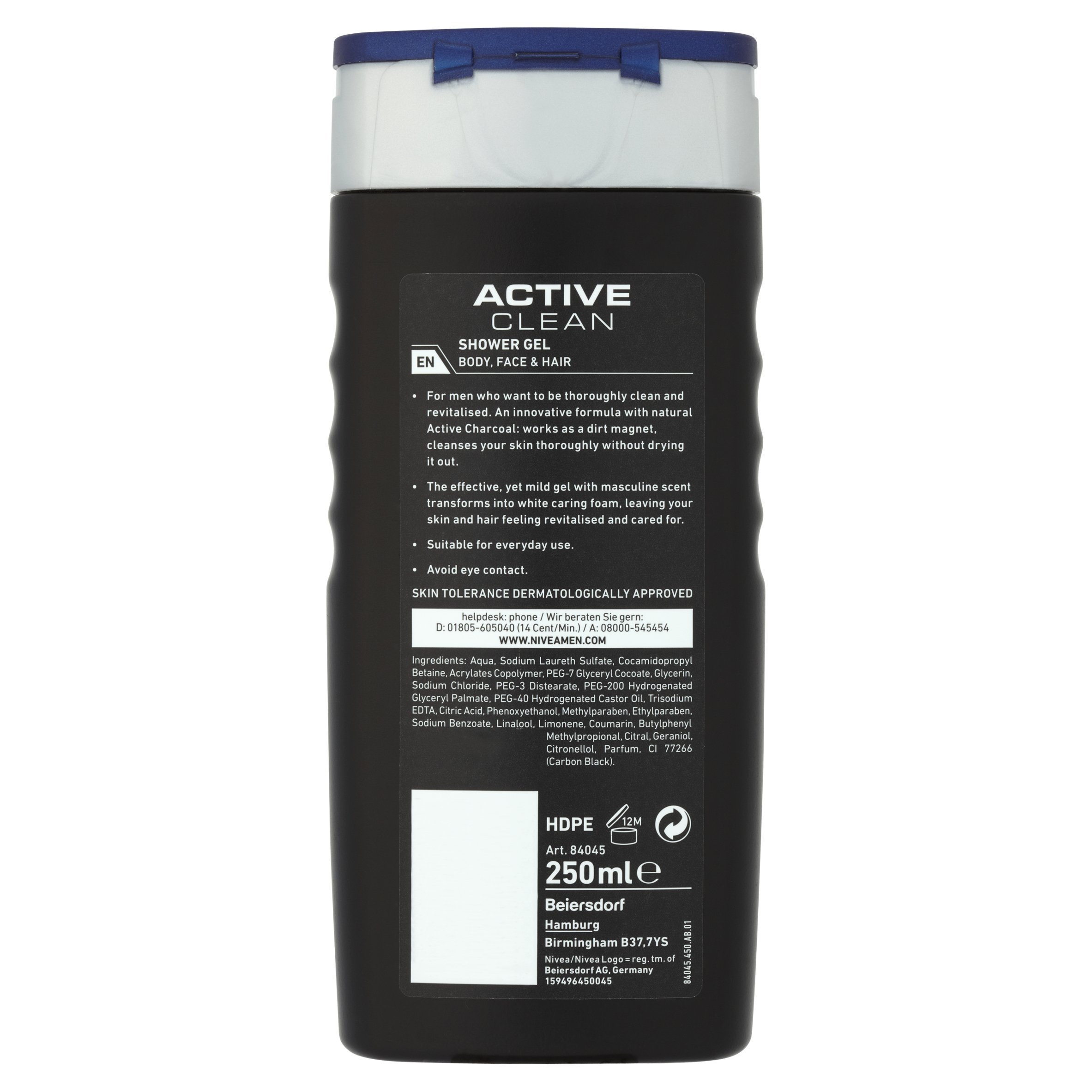 nivea men active clean szampon