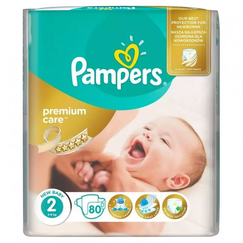 pampers 2 80 szt