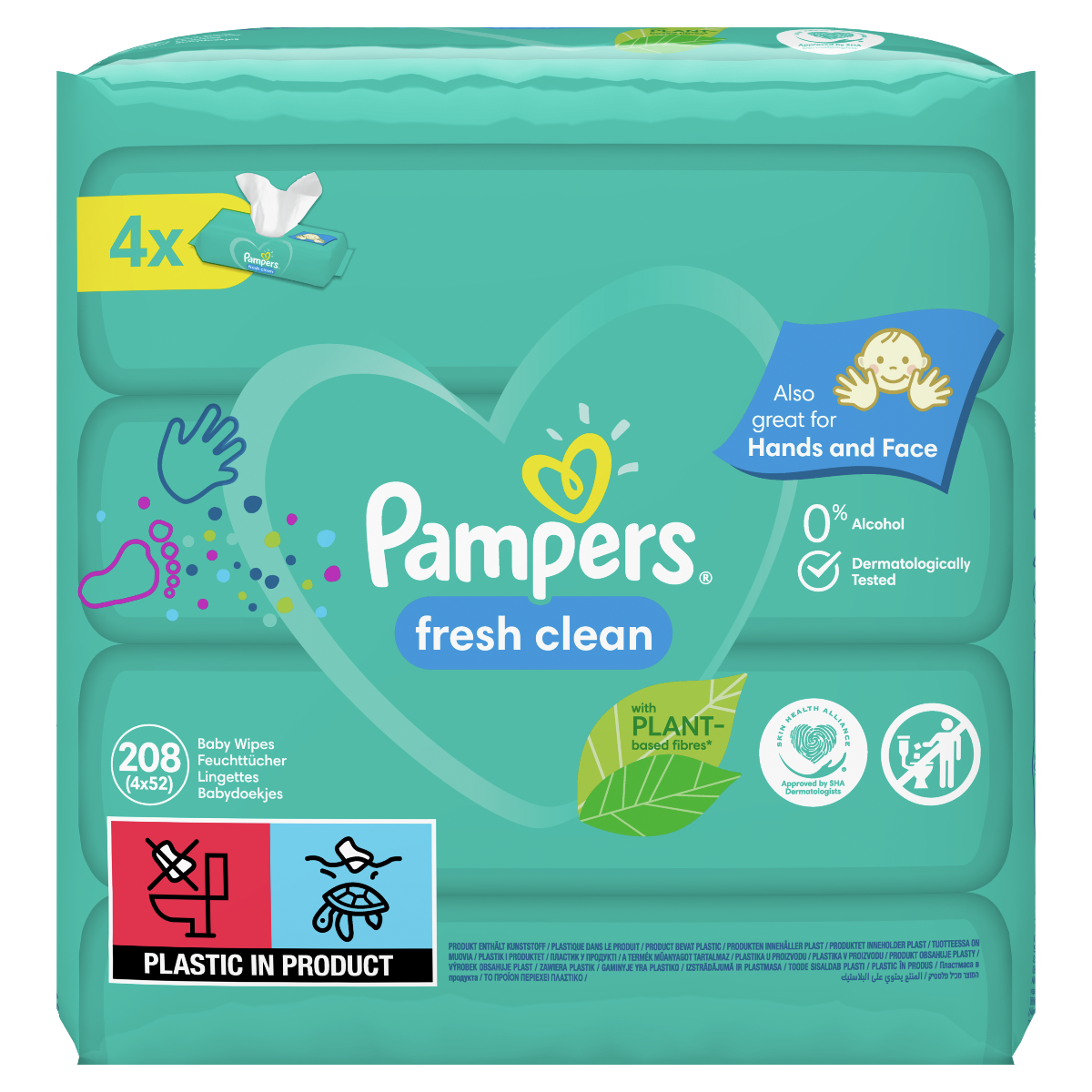 pampers fresh clean skład