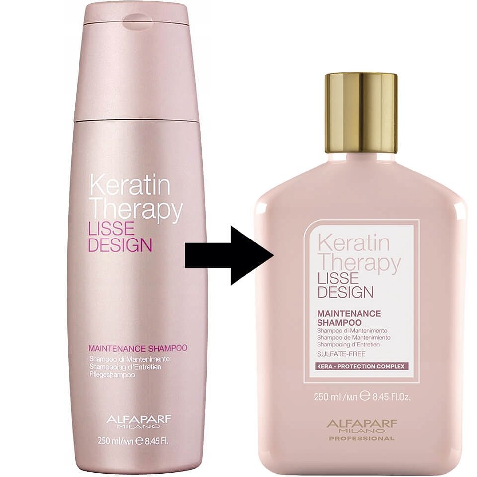 2x alfaparf lisse design keratin szampon odżywka opinie