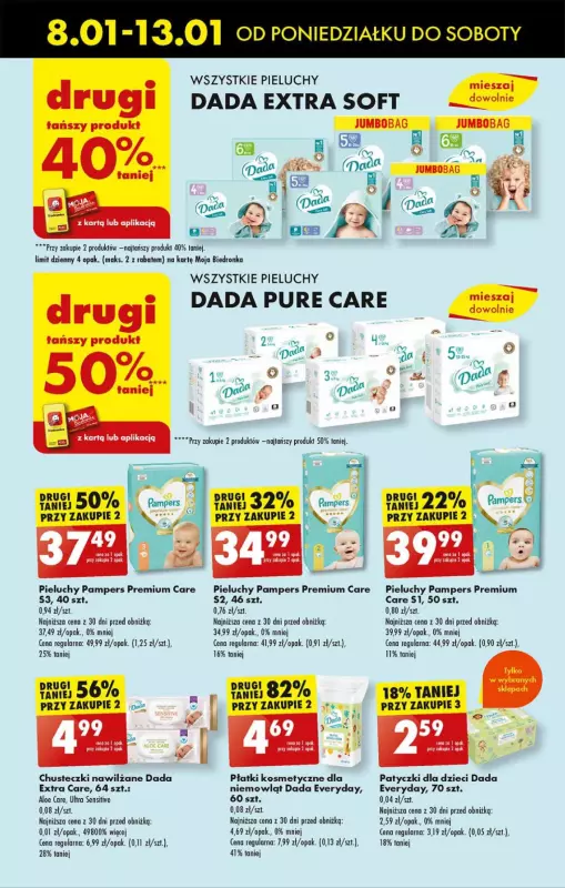 biedronka pampers 29.99