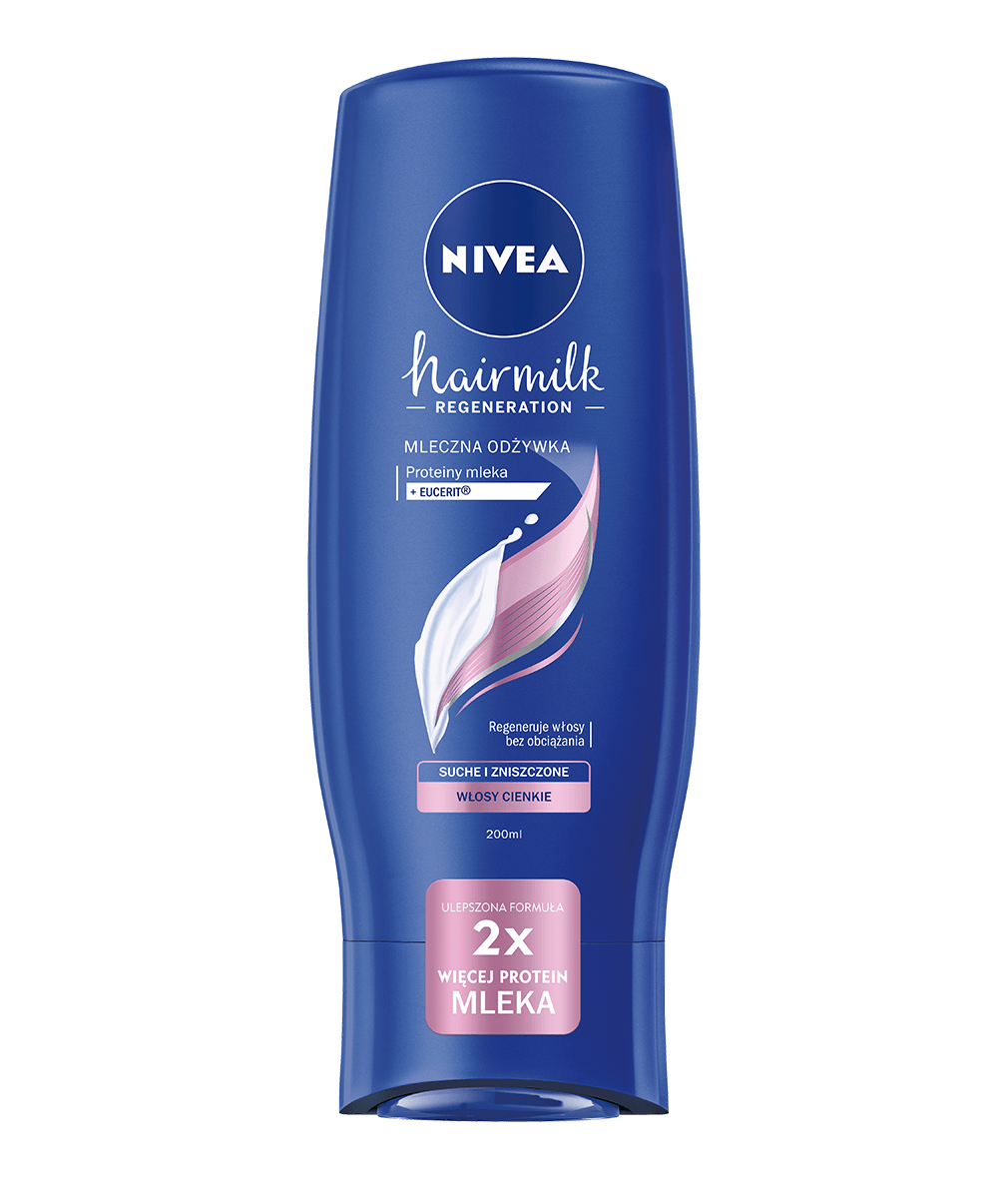 odżywka do włosów nivea milk