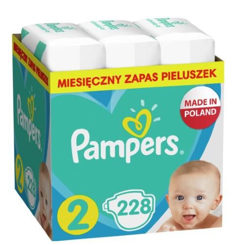 pieluszki pampers 2 mega pack 228