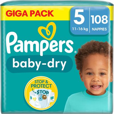 new pampers baby dry