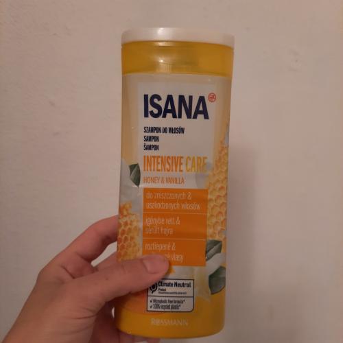 isana intensive care szampon do włosów zmęczonych i zniszczonych honey&vanilla