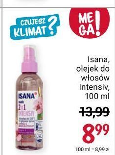 promocja tylko w rossmann isana intensiv 2in1 olejek do włosów