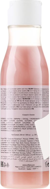 oriflame szampon 2 w 1 z jabłkiem i bambusem