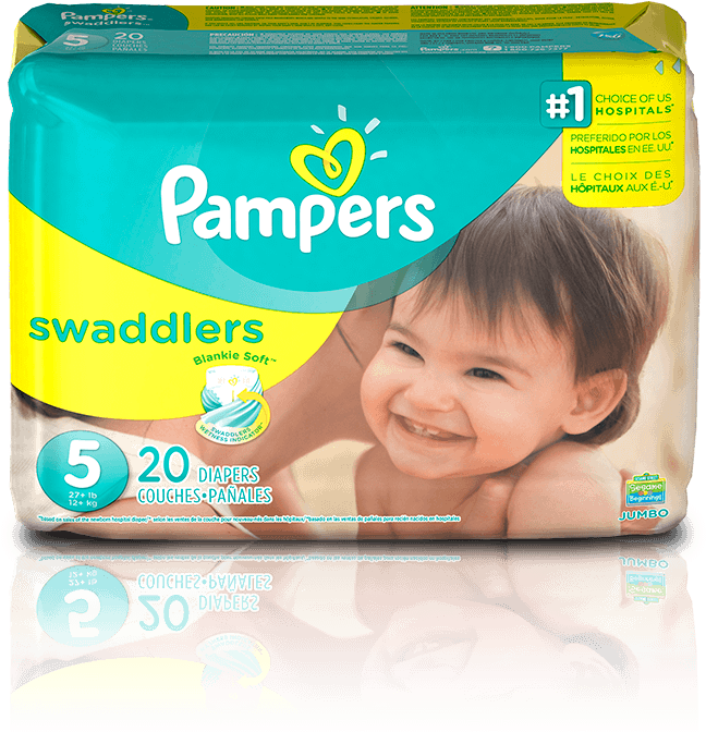 pampers size transparent