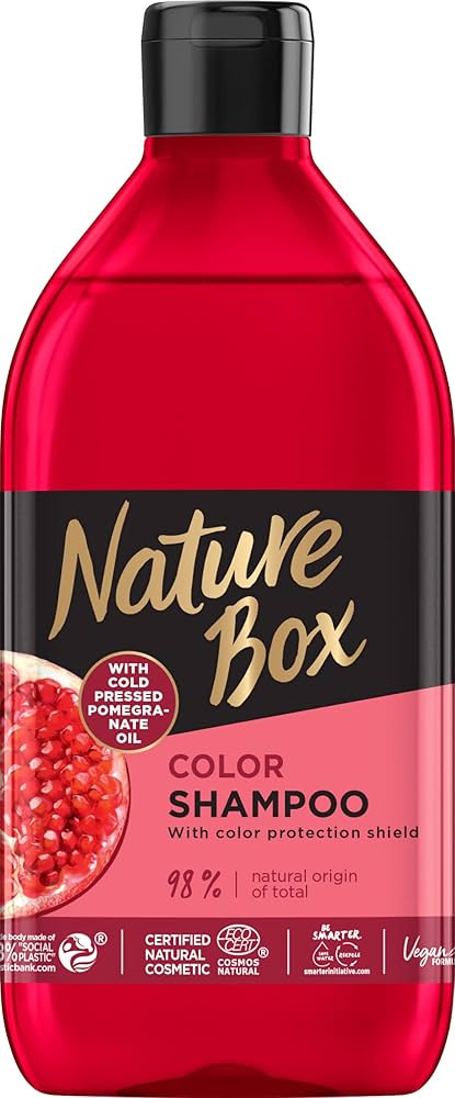 nature box szampon czerwony