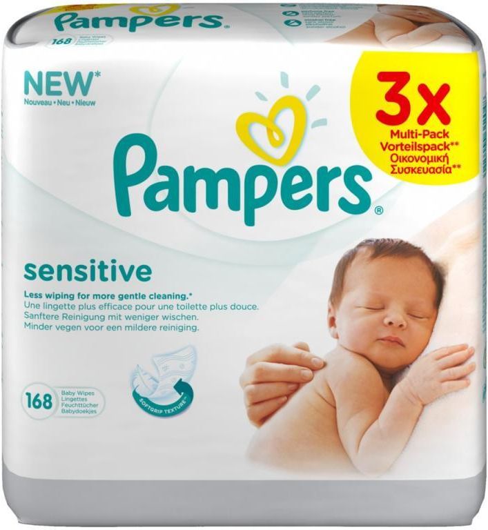 chusteczki pampers sensitive ceneo