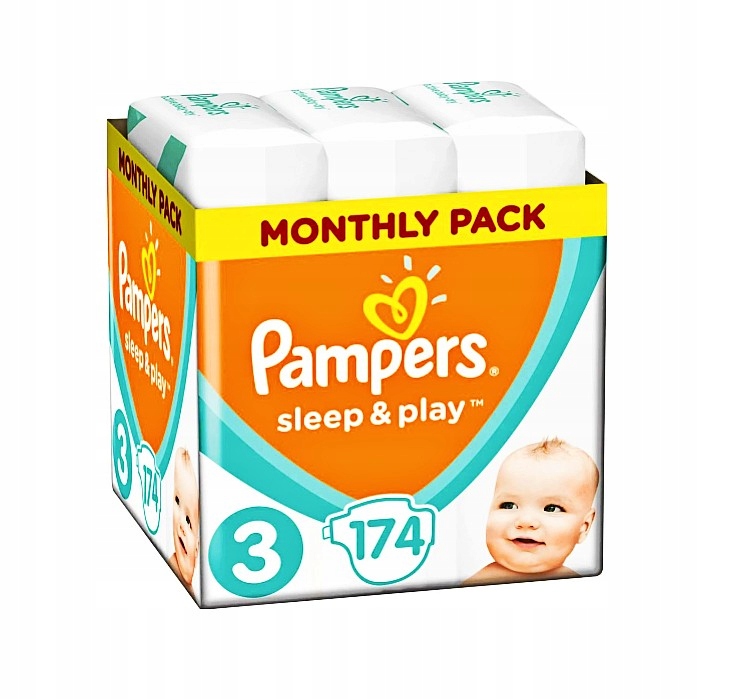 pampers sleep&play pieluchy 3 midi