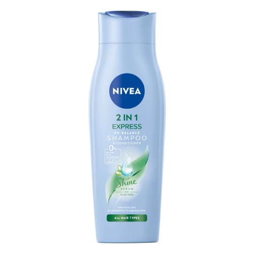 nivea 2in1 care express szampon pielęgnujący z odżywką rossmann