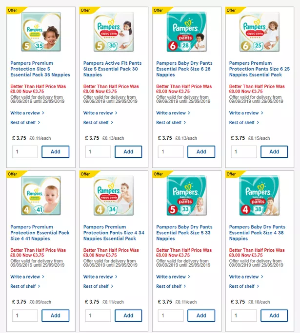 pampers nbox tesco