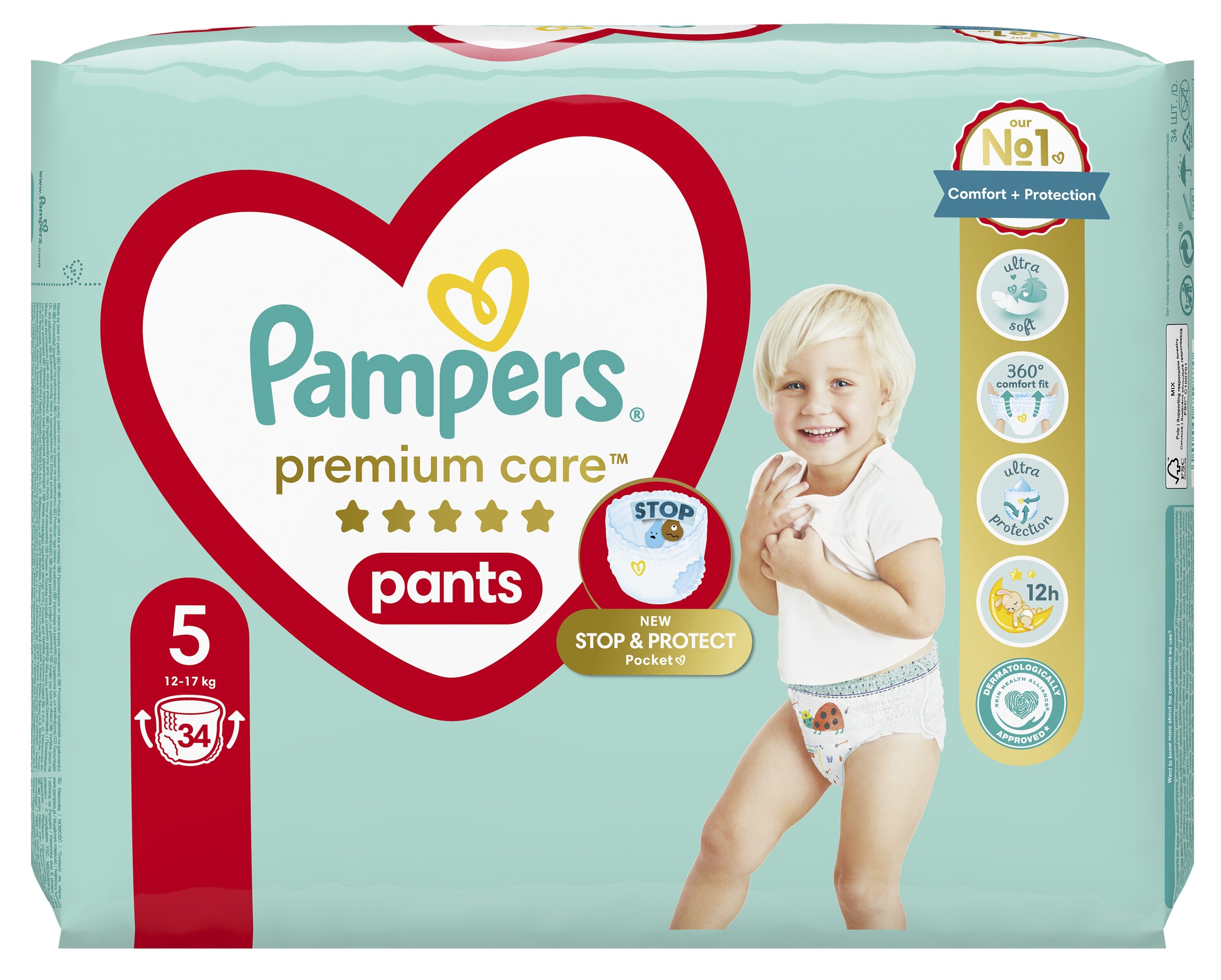 pampers 5 premium care pants pieluchomajtki