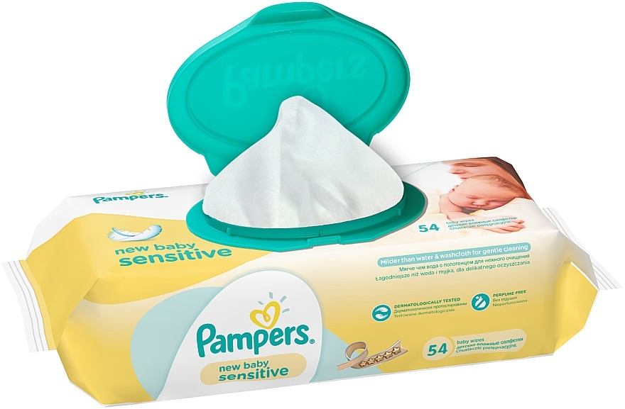 pampers chusteczki sensitive 54