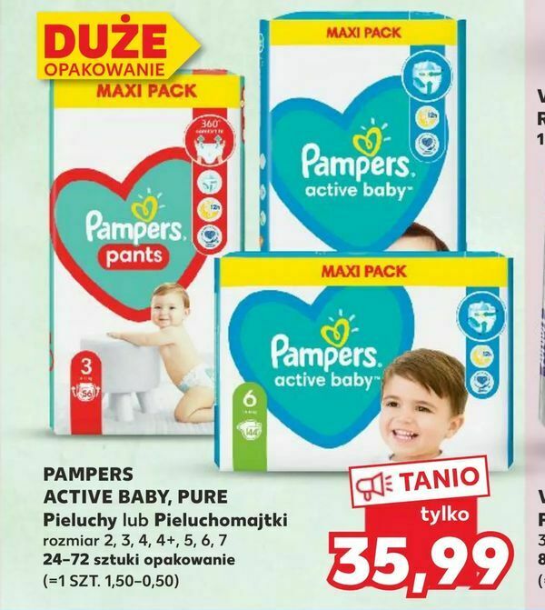 pampers promocja cena