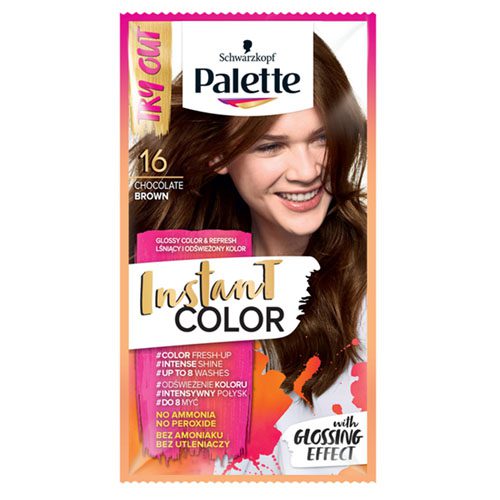 palette instant color szampon koloryzujący nr 16 czekoladowy brąz