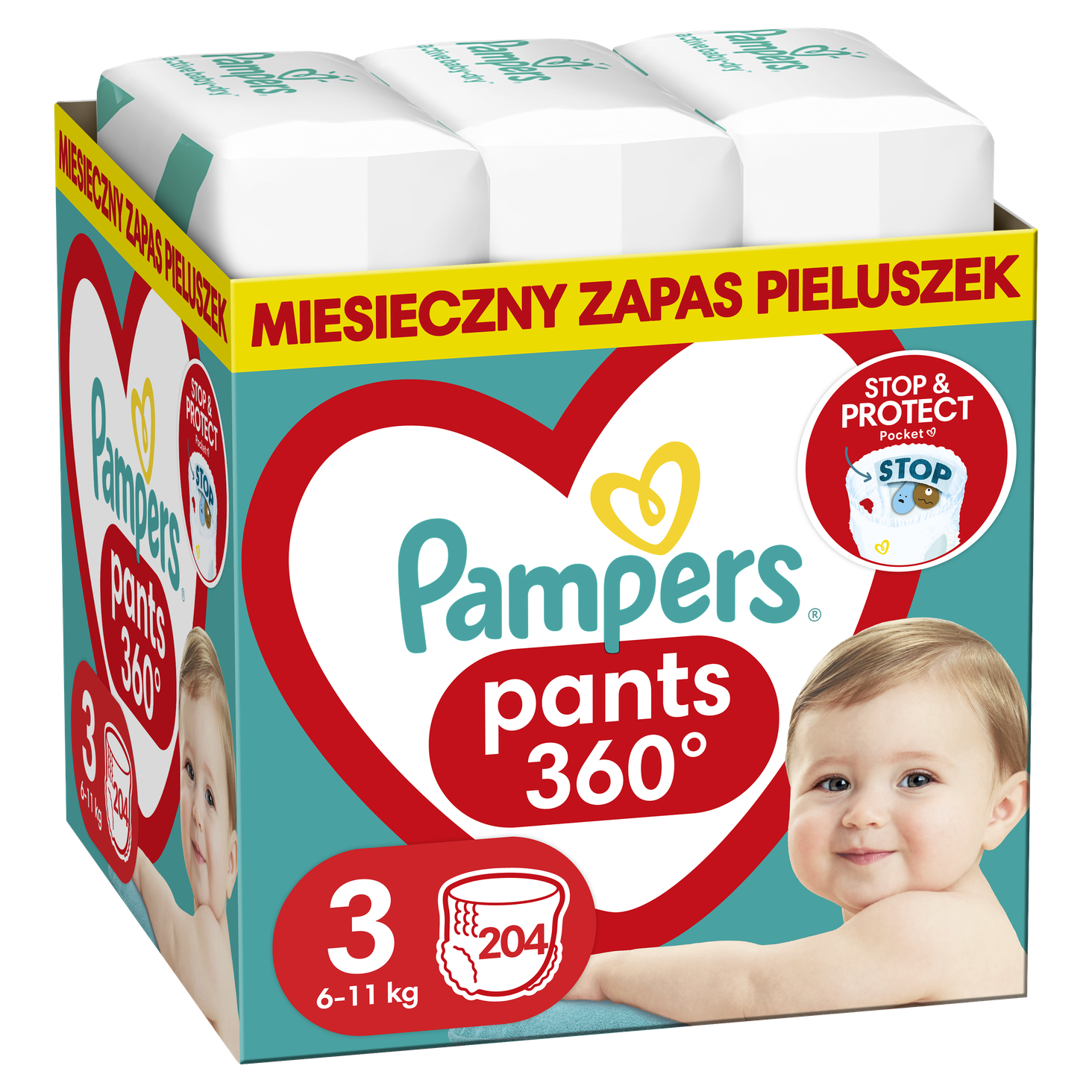 pampers pants 3 waga