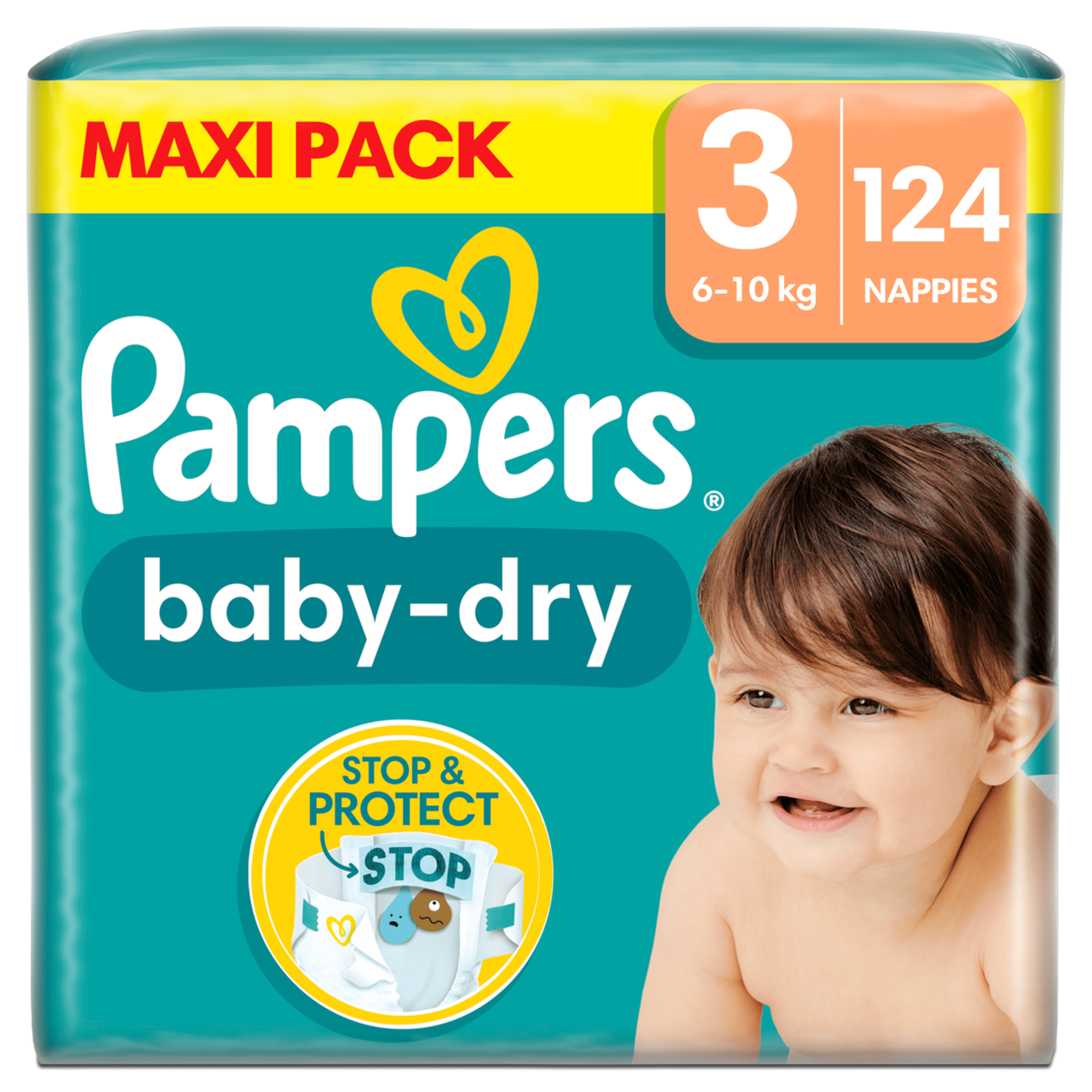 pampers baby dry jumbo pack size 3 90 nappies