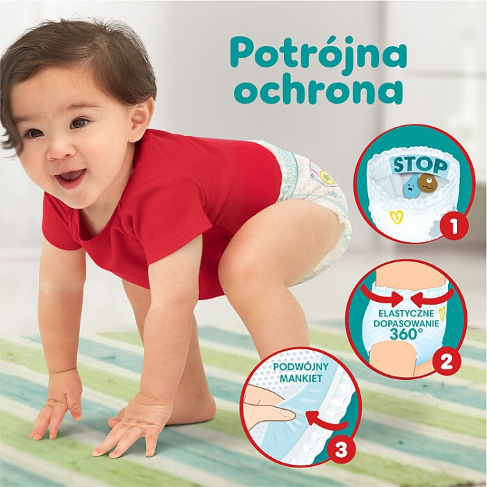 pieluchomajtki pampers 6 19 sztuk