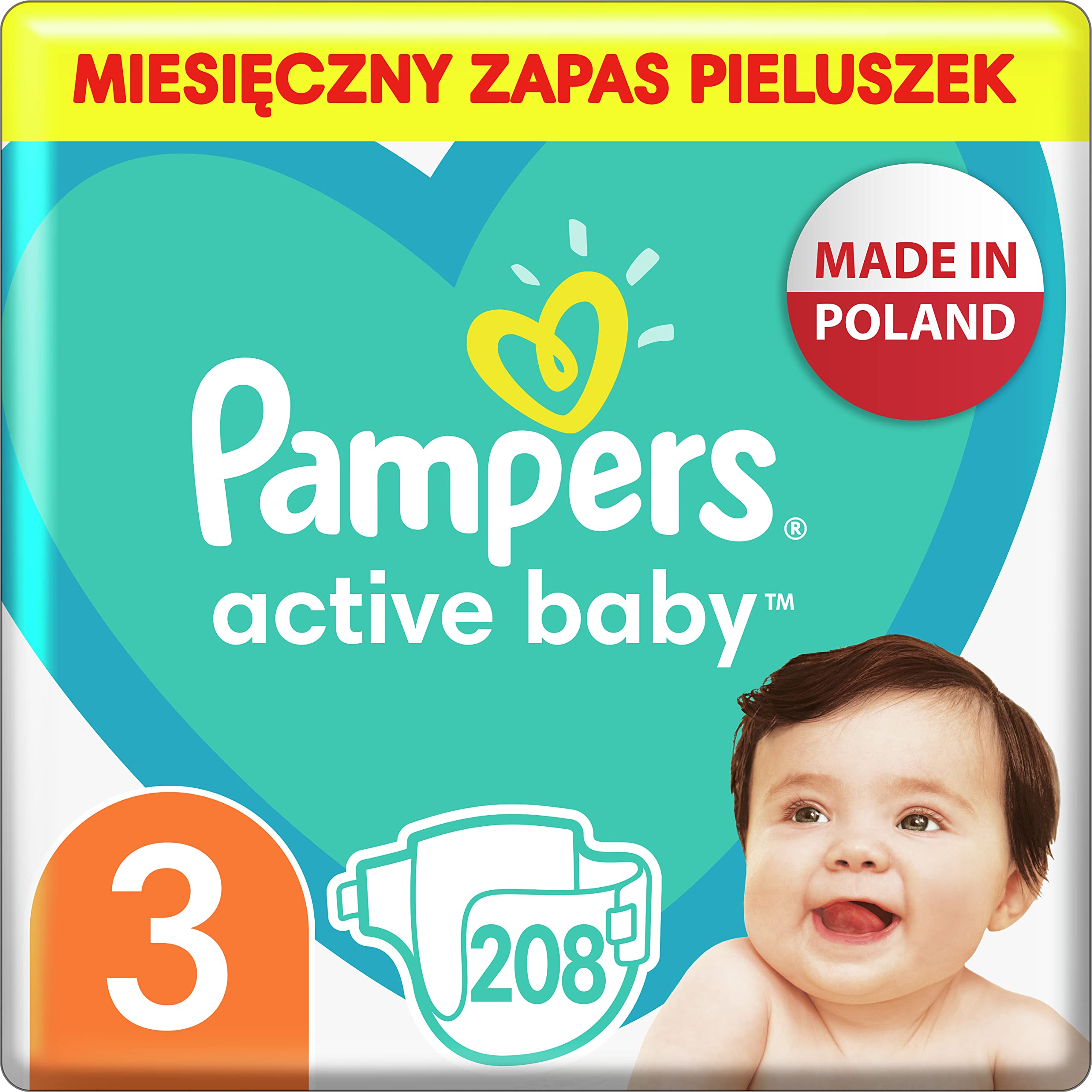 pampers 3 cena za 150 sztuki