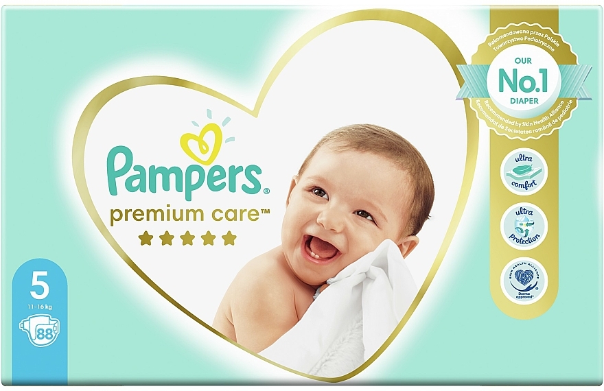 pieluchy pampers premium care 3 midi