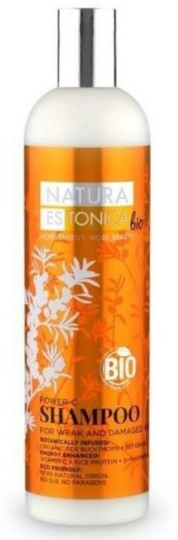 natura estonica bio power-c shampoo szampon rewitalizujący