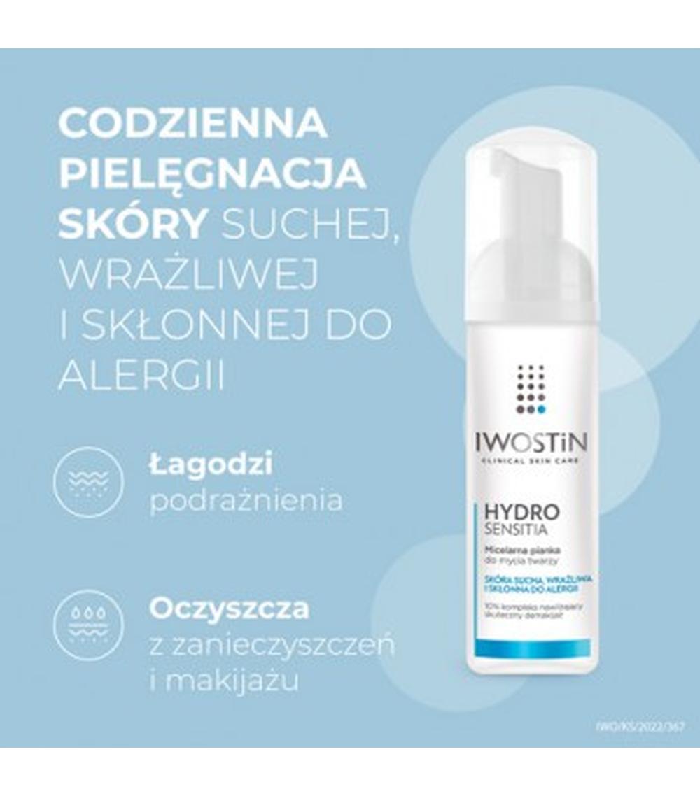 iwostin hydro sensitia pianka do mycia twarzy opinie