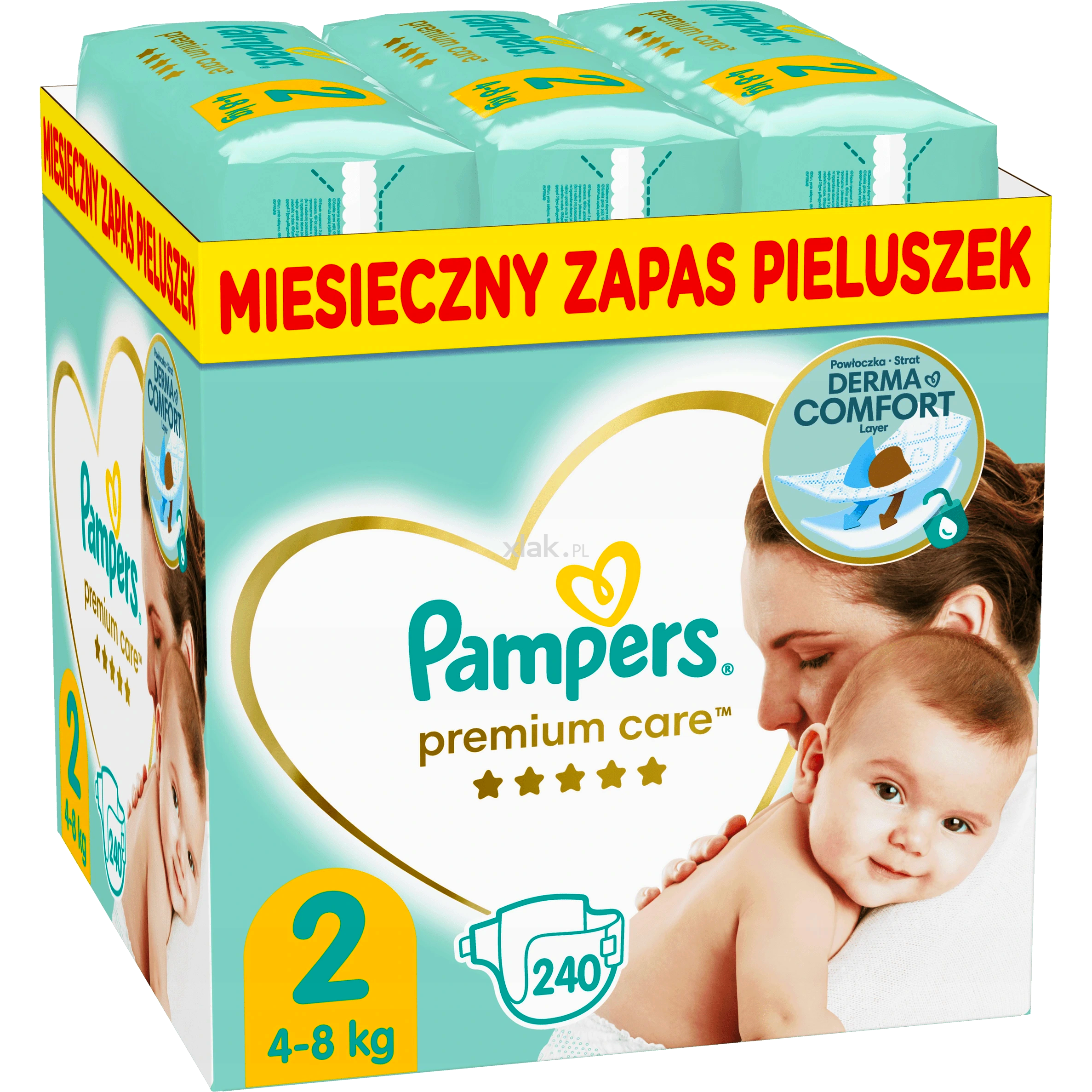 pieluszki pampers premium care skład