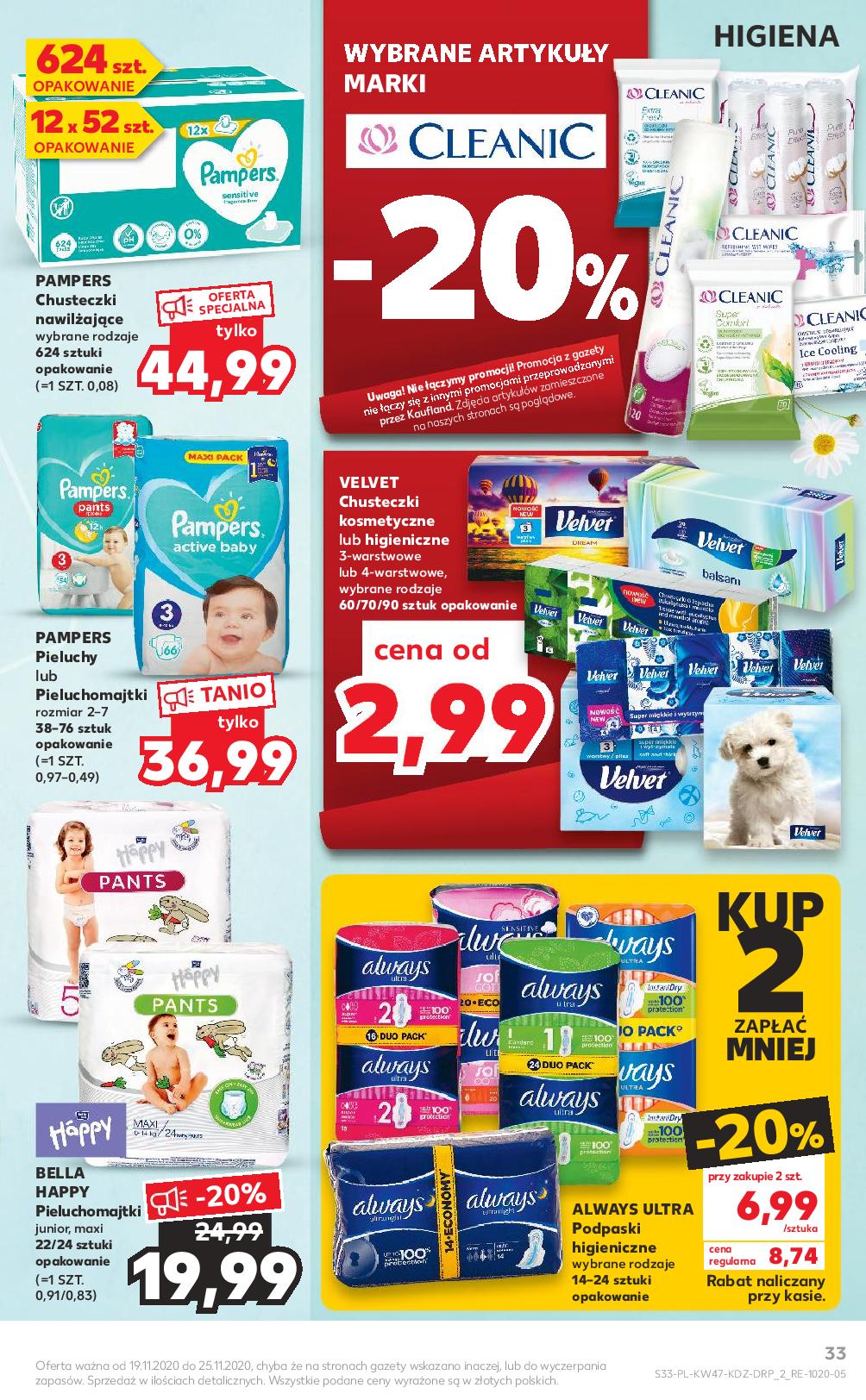 kaufland pieluchy pampers