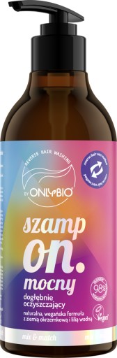 szampon włosy przetłuszczające się refill 500 ml onlybio