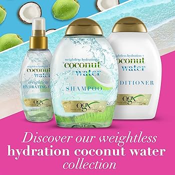 organix coconut water szampon nawilżający z wodą kokosową