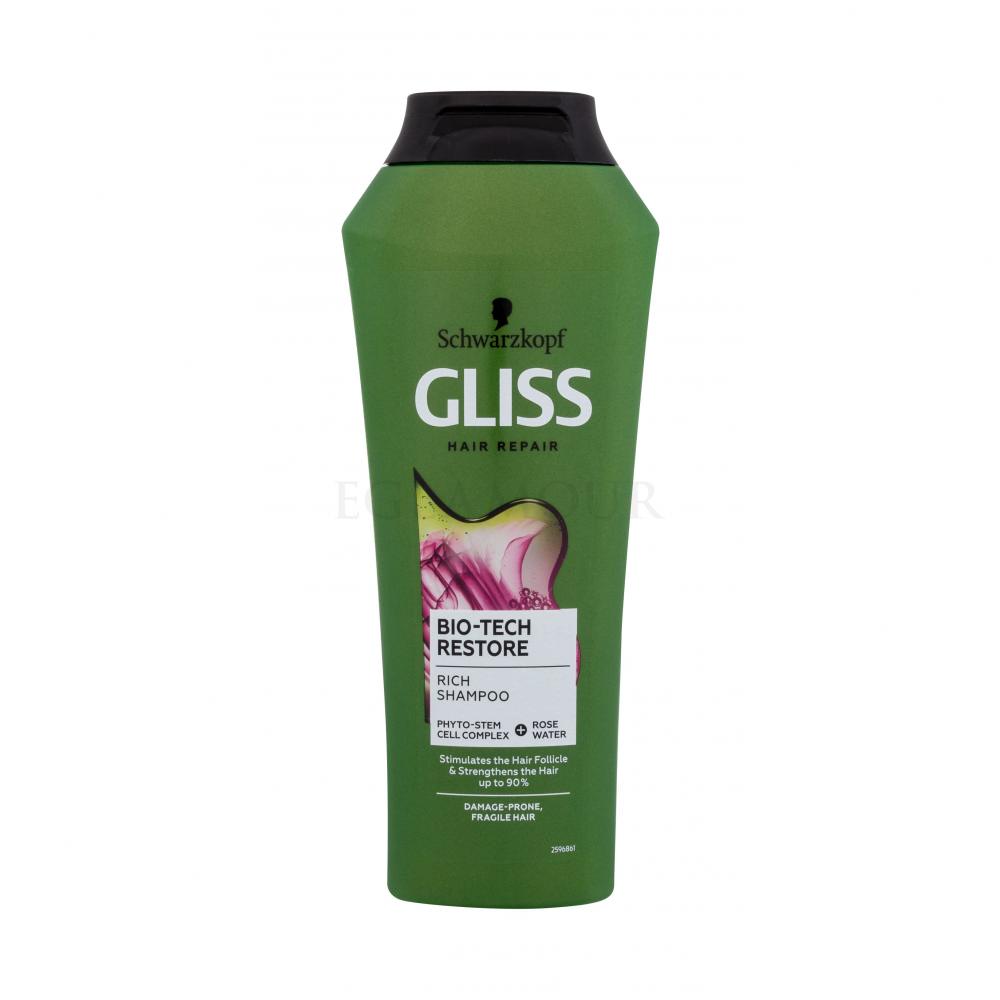 gliss kur bio tech-restore szampon do włosów 400 ml