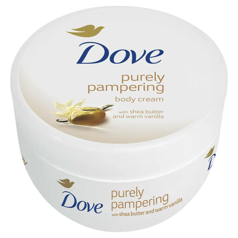 dove purely pampering body cream