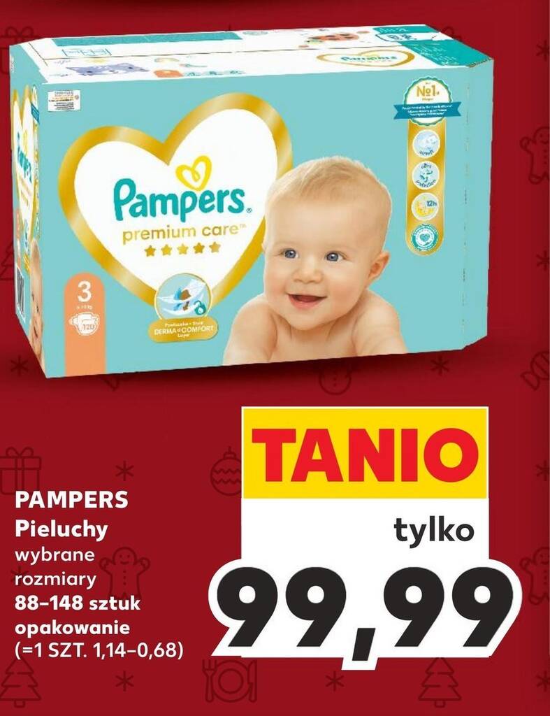 promocje na pieluchy pampers 1