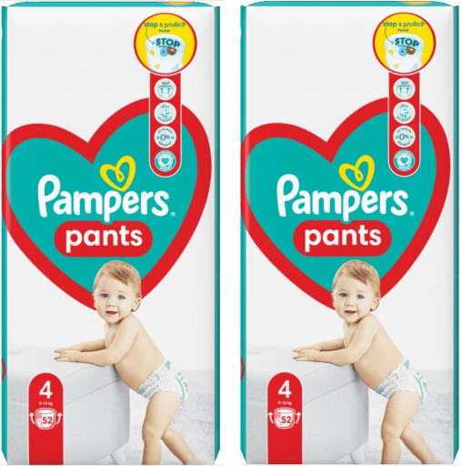 pampers pants 4 miezieczne opakownie